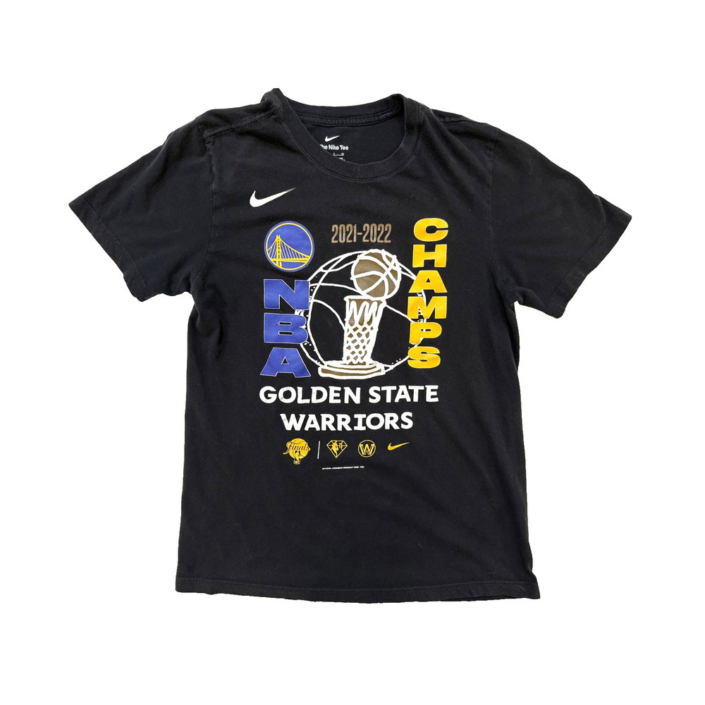 Golden State Warriors TShirt Mens Small NBA Basketball 2021-2022‎ Champs Nike